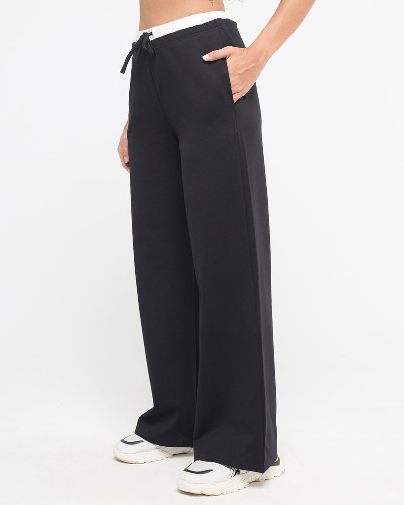 Hunnit Essential Double Waistband Pants Essential Double Waistband Pants