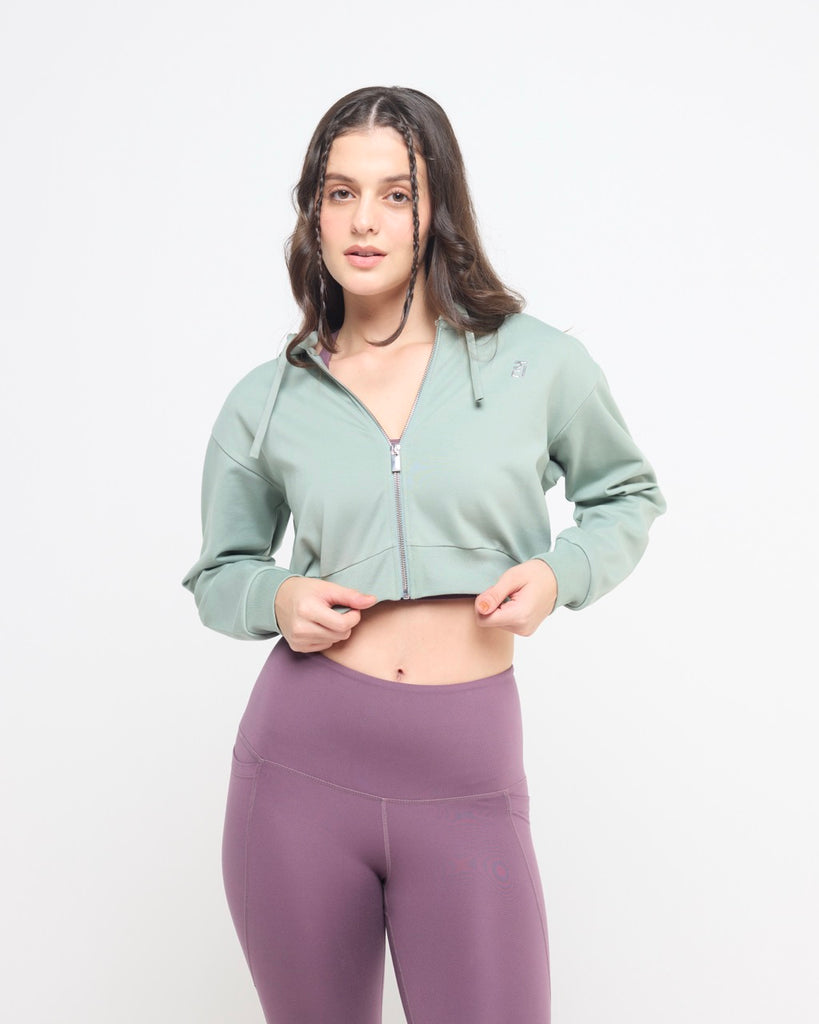 Hunnit Essential Cropped Jacket Essential Cropped Jacket
