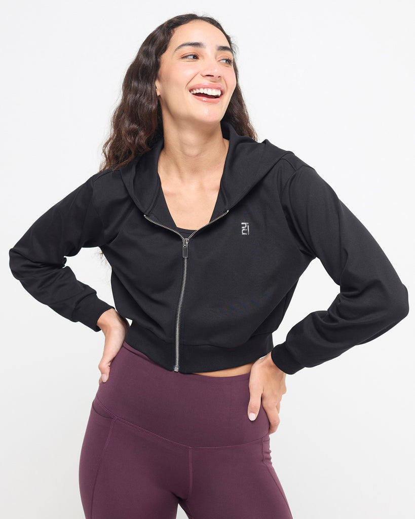 Hunnit Essential Cropped Jacket Essential Cropped Jacket