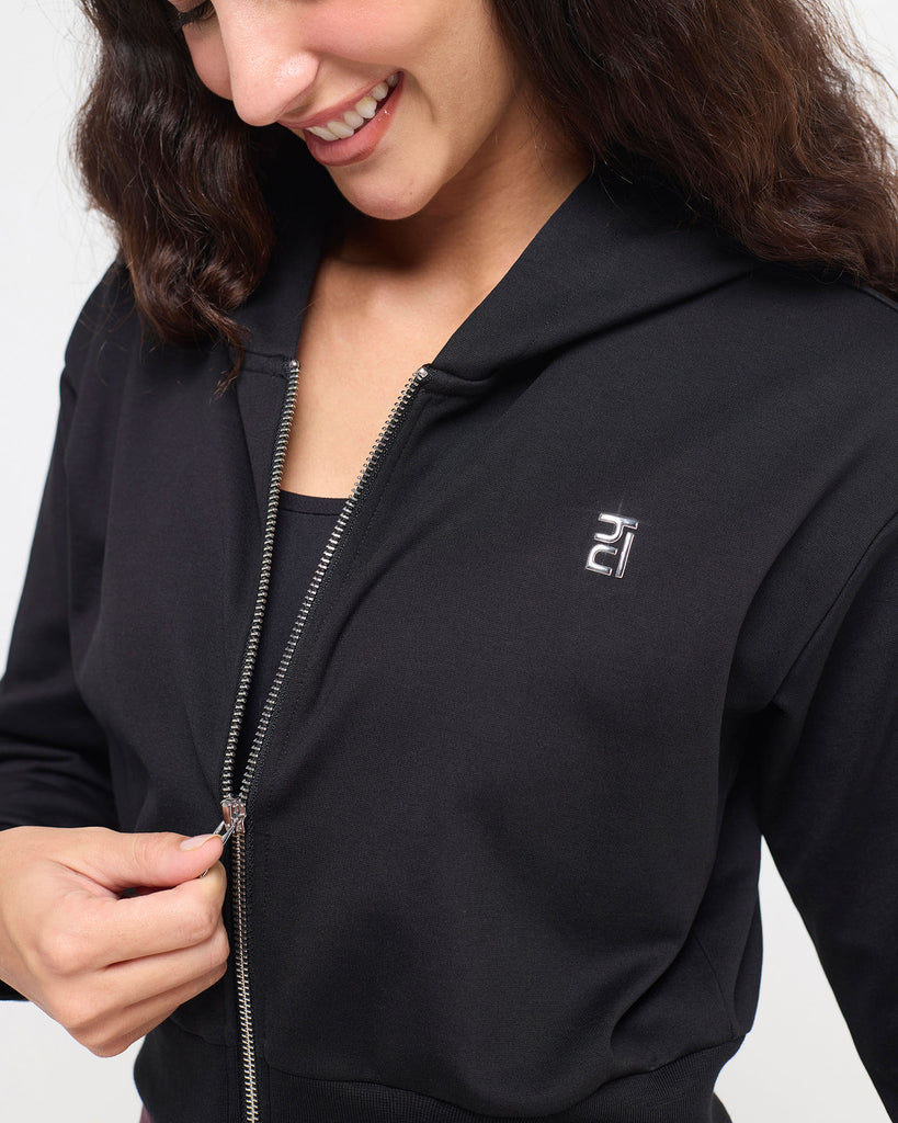 Hunnit Essential Cropped Jacket Essential Cropped Jacket