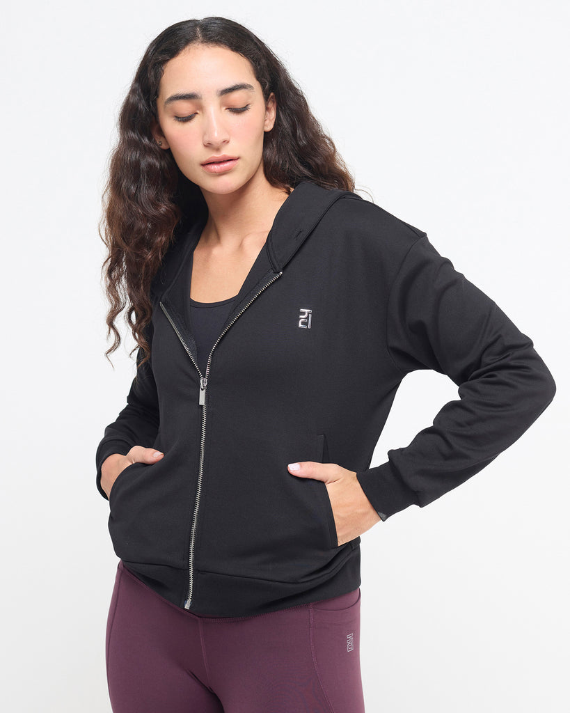 Hunnit Essential Full Zipper Jacket Essential Full Zipper Jacket