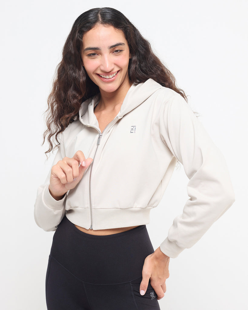 Hunnit Essential Cropped Jacket Essential Cropped Jacket