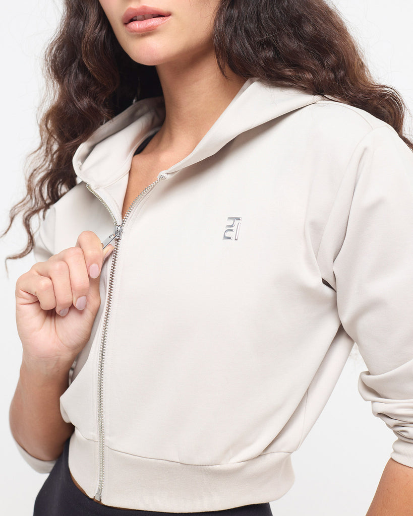 Hunnit Essential Cropped Jacket Essential Cropped Jacket