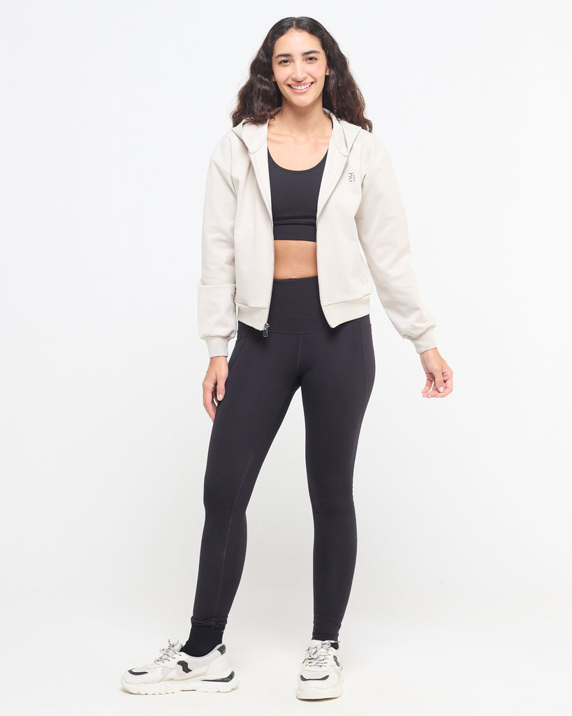 Hunnit Essential Full Zipper Jacket Essential Full Zipper Jacket