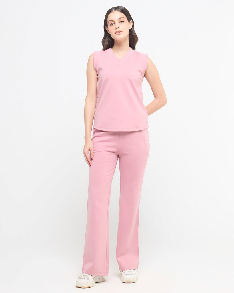 Hunnit Essential Tank Top & Flare Pants Co-ord Set Essential Tank Top & Flare Pants Co-ord Set