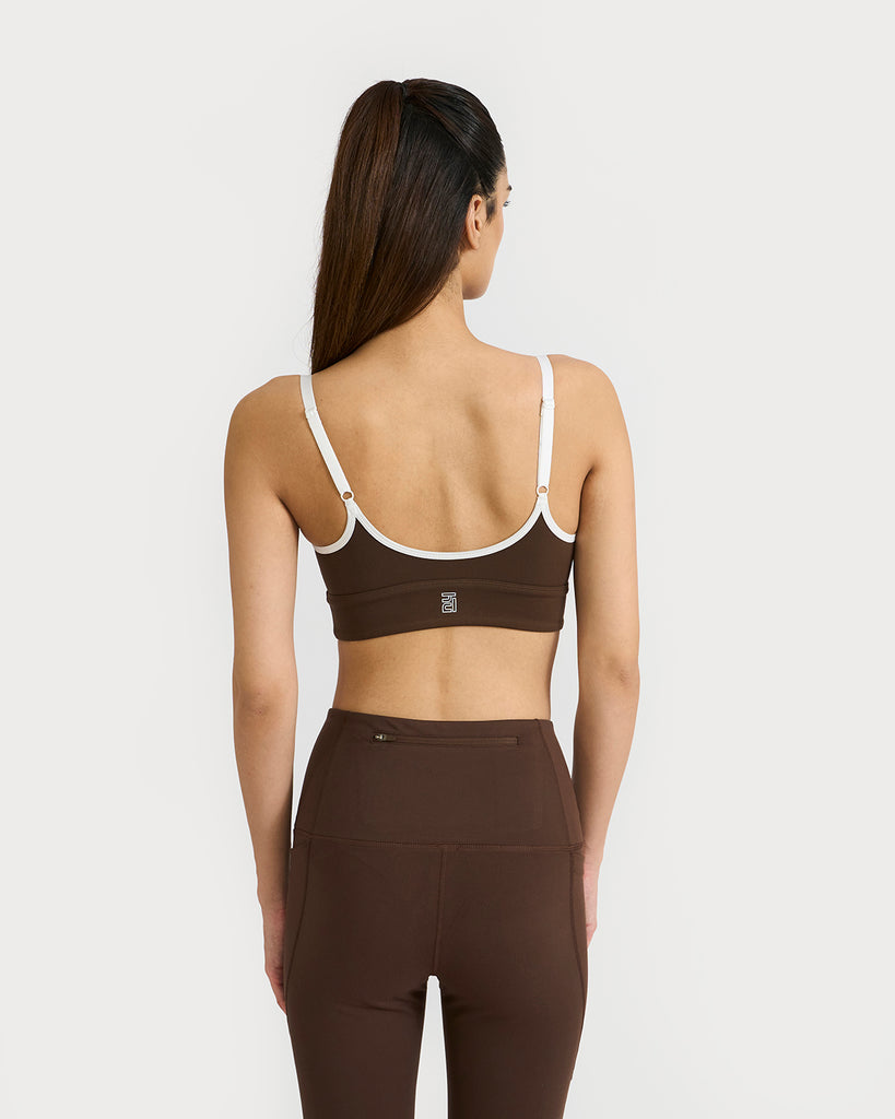Hunnit Zen Halo Sports Bra & Ankle Length Leggings Co-ord Set 