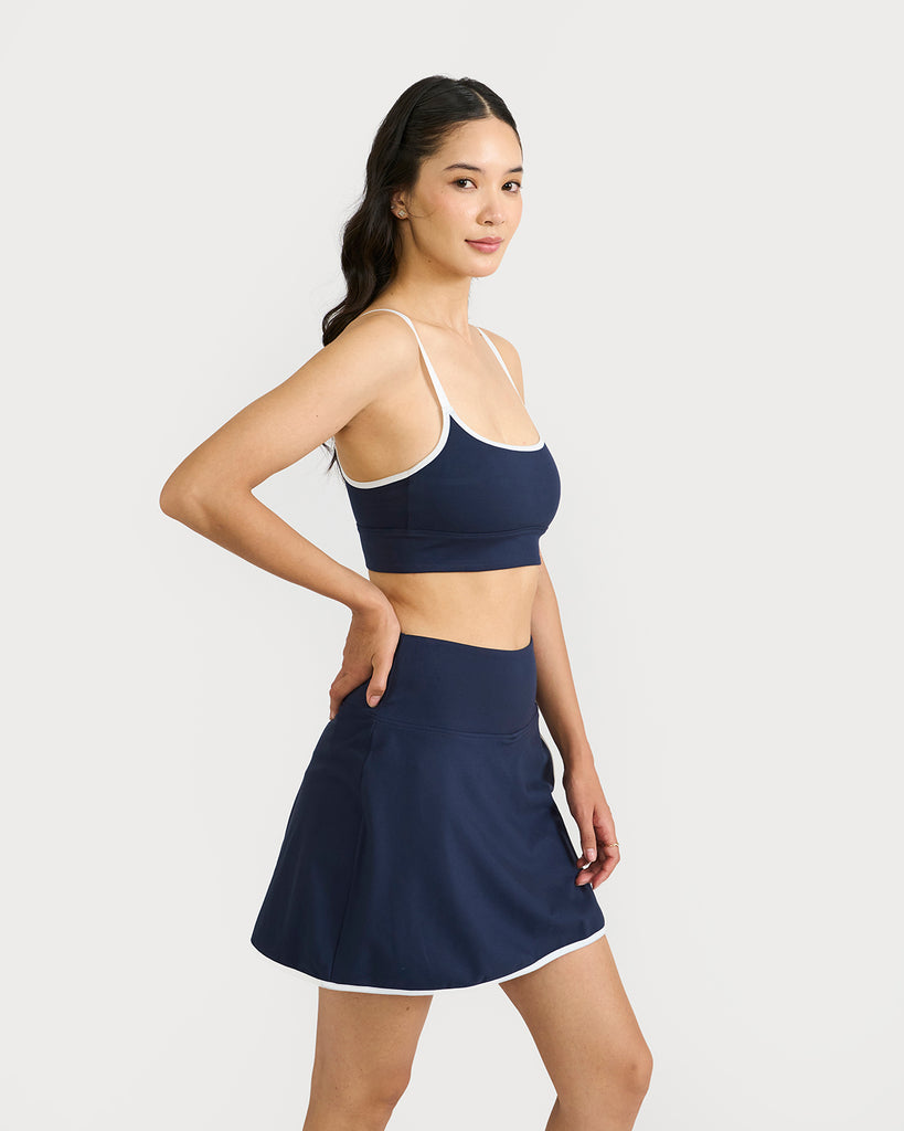 Hunnit Zen Halo Sports Bra & Skorts Co-Ord set 