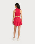 Zen Nova Skorts & polo neck 2 in 1 Sports Bra Co-ord Set