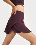 Zen Nova Skorts & polo neck 2 in 1 Sports Bra Co-ord Set