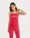 Zen halo top with in-built bra & Flare pants Co-Ord Set