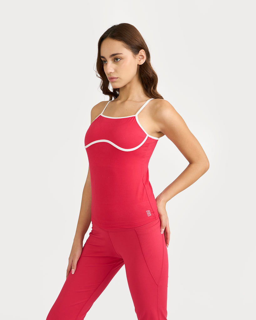Hunnit zen halo top with in-built bra 