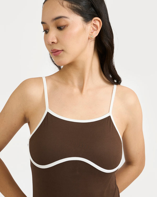 zen halo top with in-built bra