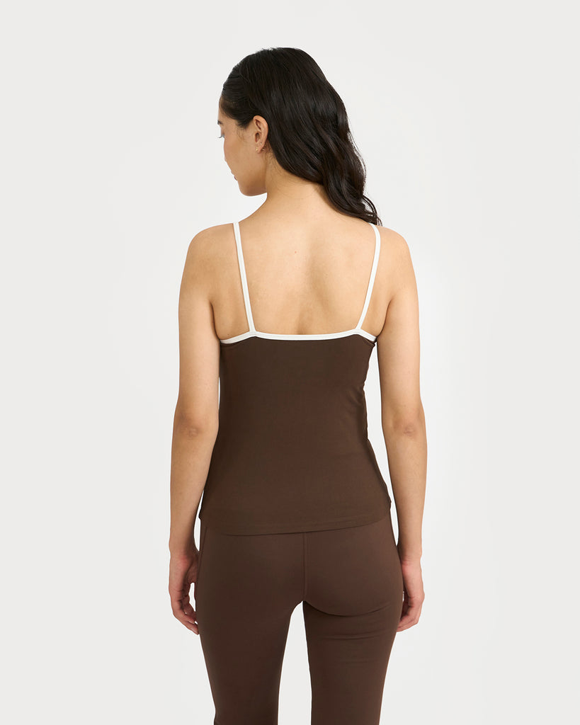 Hunnit zen halo top with in-built bra 