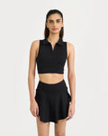 Zen Nova Skorts & polo neck 2 in 1 Sports Bra Co-ord Set