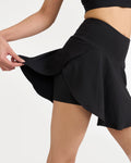 Zen Nova Skorts & polo neck 2 in 1 Sports Bra Co-ord Set