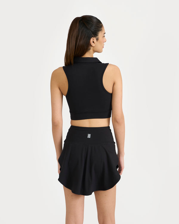 Zen Nova Skorts & polo neck 2 in 1 Sports Bra Co-ord Set