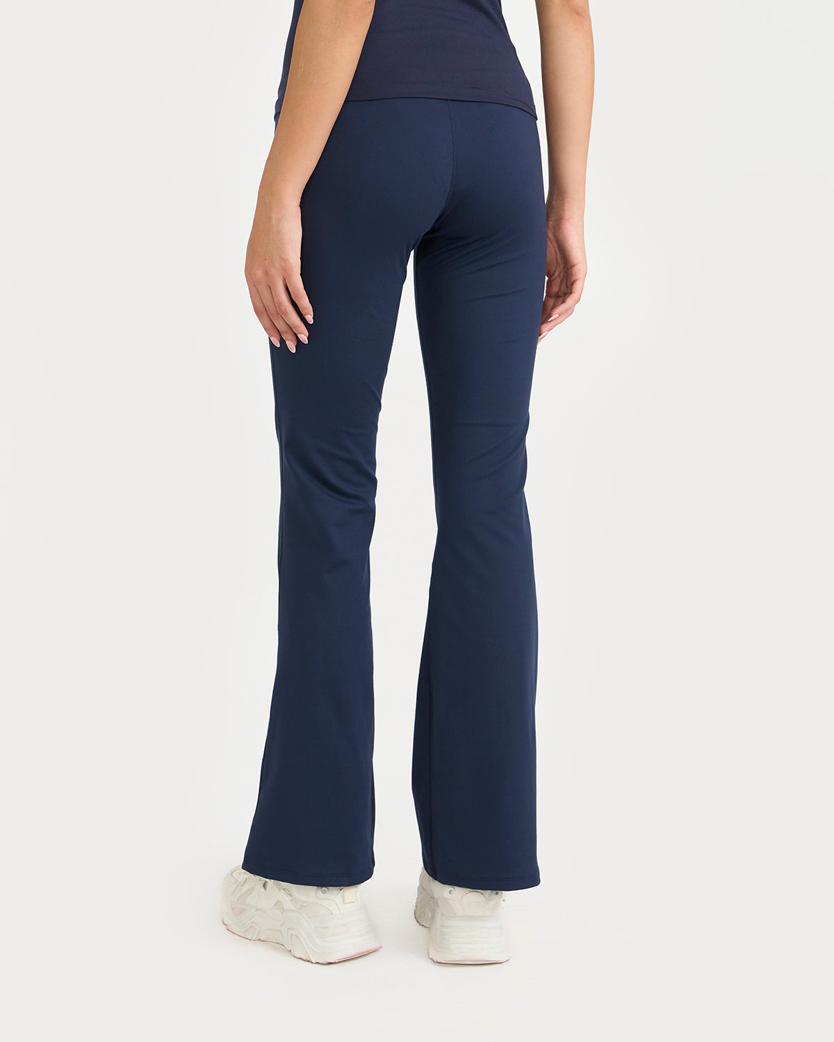 Zen halo top with in-built bra & Flare pants Co-Ord Set