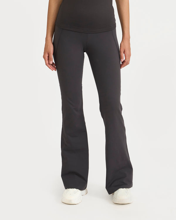 Zen halo top with in-built bra & Flare pants Co-Ord Set