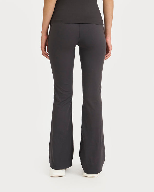 Zen halo top with in-built bra & Flare pants Co-Ord Set