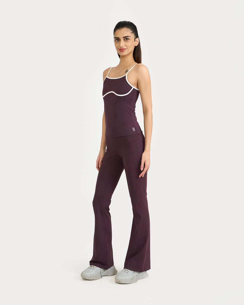 Hunnit zen halo top with in-built bra 