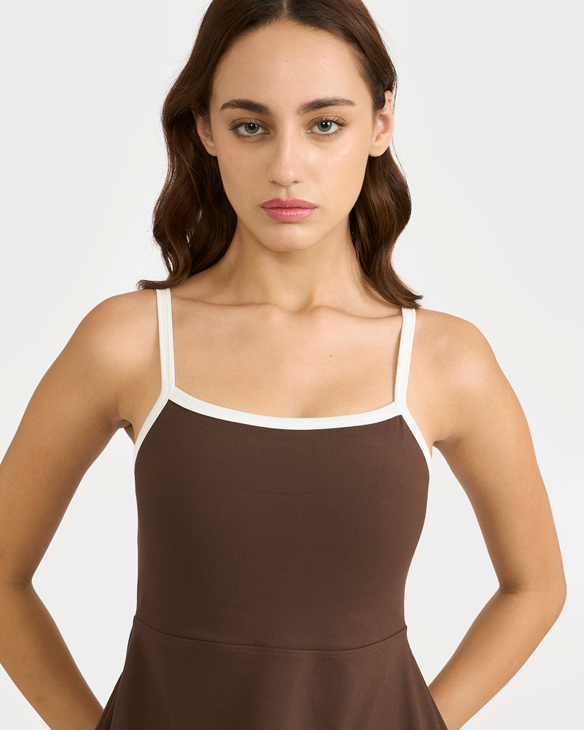 Hunnit Zen Halo Dress with built-in bra and shorts 