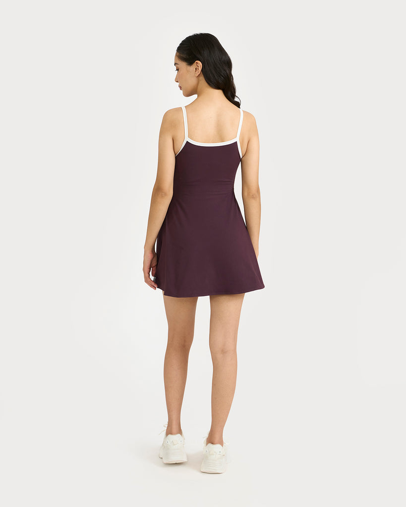 Hunnit Zen Halo Dress with built-in bra and shorts 