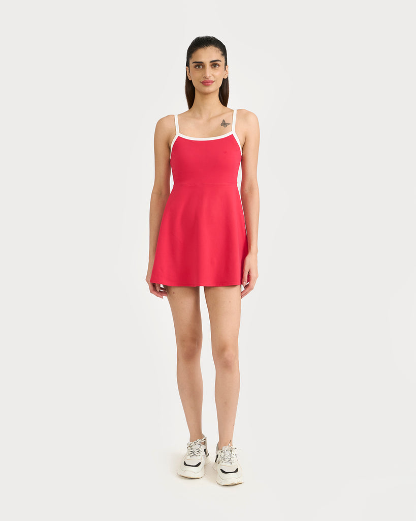 Hunnit Zen Halo Dress with built-in bra and shorts 