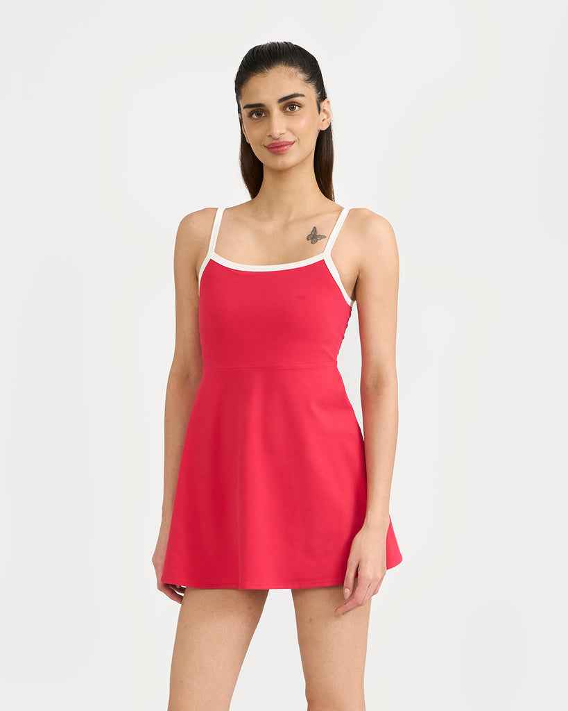 Hunnit Zen Halo Dress with built-in bra and shorts 