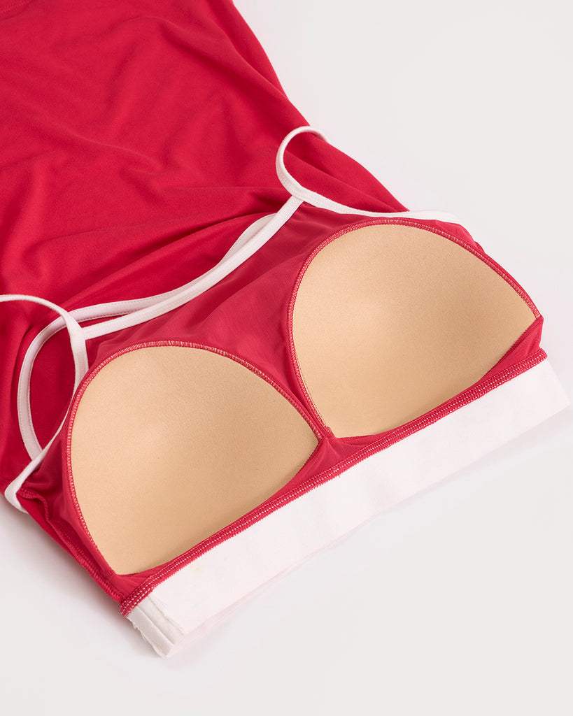 Hunnit zen halo top with in-built bra 