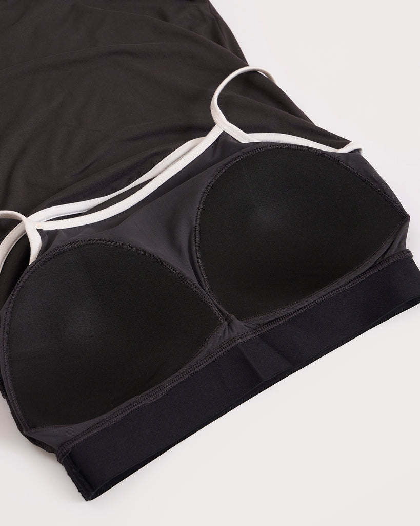 Hunnit zen halo top with in-built bra 