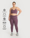 Zen Seamless Leggings and Padded V Neck Sports Bra Co-ord Set