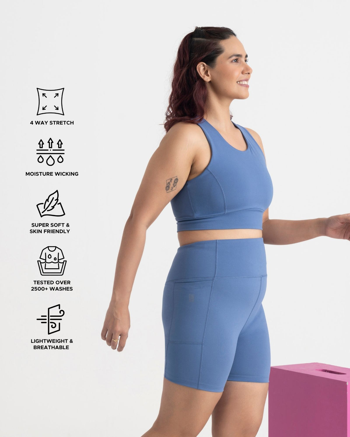 Zen 2-in-1 Crop Top
