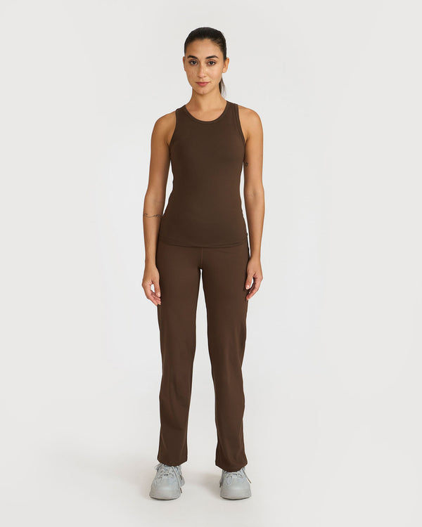 Zen tank top with in-built sports bra