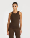 Zen Straight Fit Pants & Tank Top In-Built Sports Bra Co-ord Set