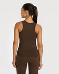 Zen Straight Fit Pants & Tank Top In-Built Sports Bra Co-ord Set