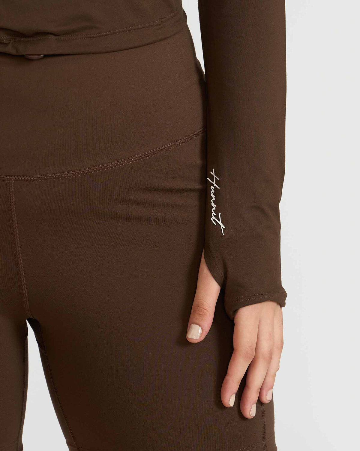 Zen Cycling Shorts & Full Sleeve Crop top Co-ord set