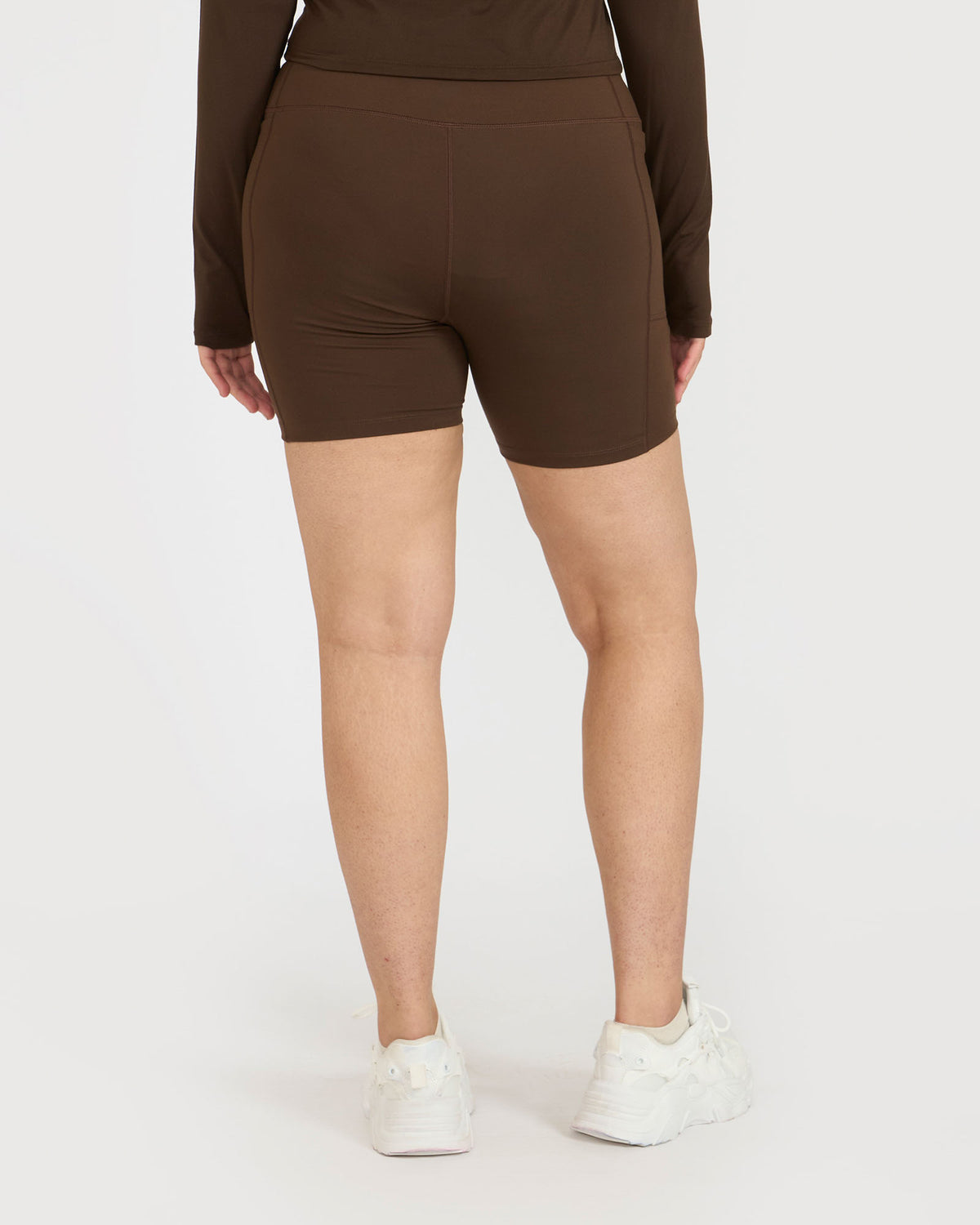 Zen Cycling Shorts & Full Sleeve Crop top Co-ord set