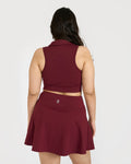 Zen Polo-Neck 2-in-1 Crop Top