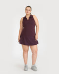 Zen Polo Neck Top with in-Built Sports Bra