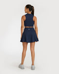 Zen Polo-Neck 2-in-1 Crop Top