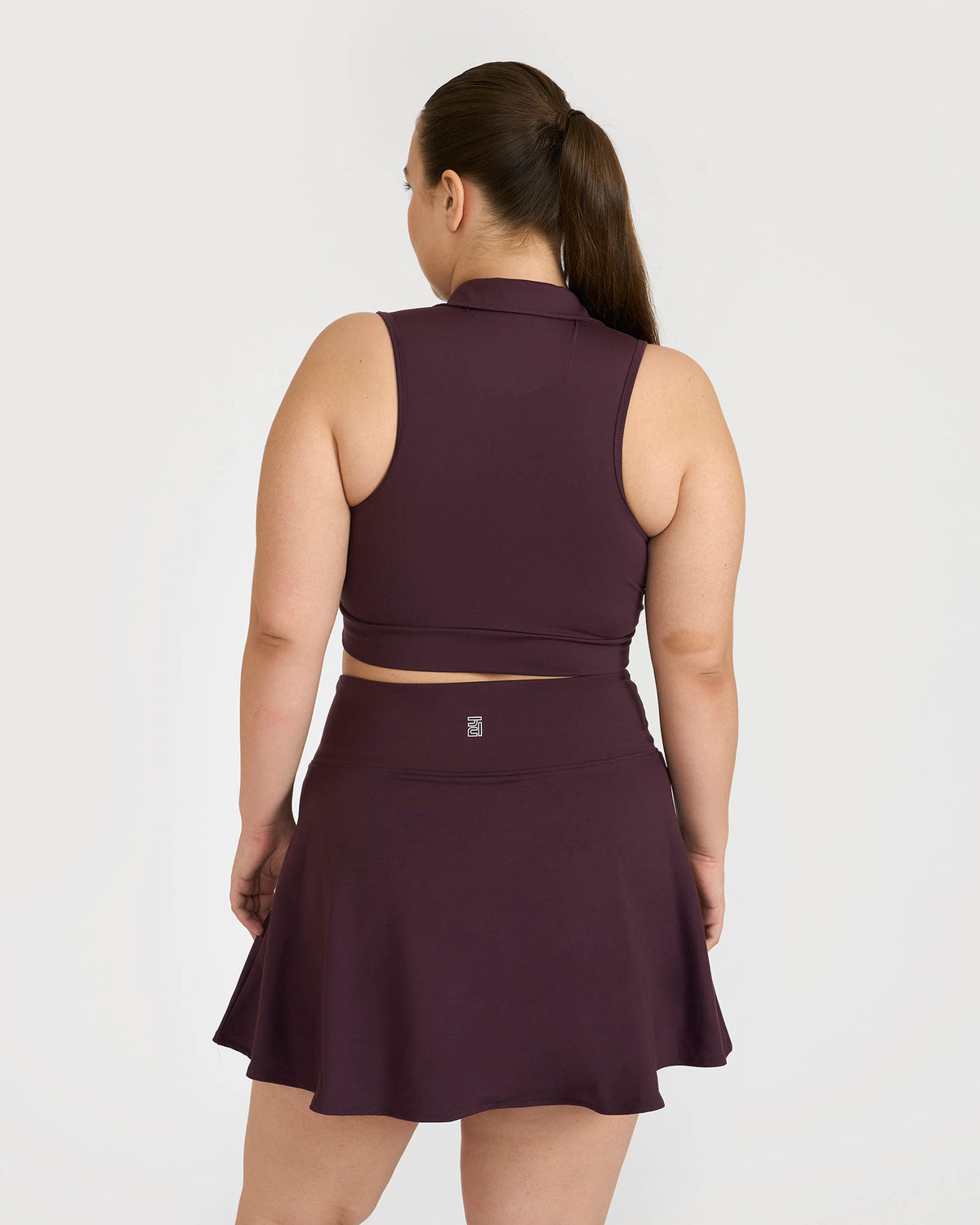 Zen Polo-Neck 2-in-1 Crop Top