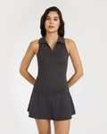 Zen Polo Neck Top with in-Built Sports Bra