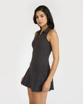 Zen Polo Neck Top with in-Built Sports Bra