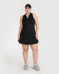 Zen Polo Neck Top with in-Built Sports Bra