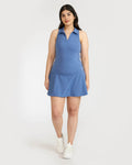 Zen Polo Neck Top with in-Built Sports Bra