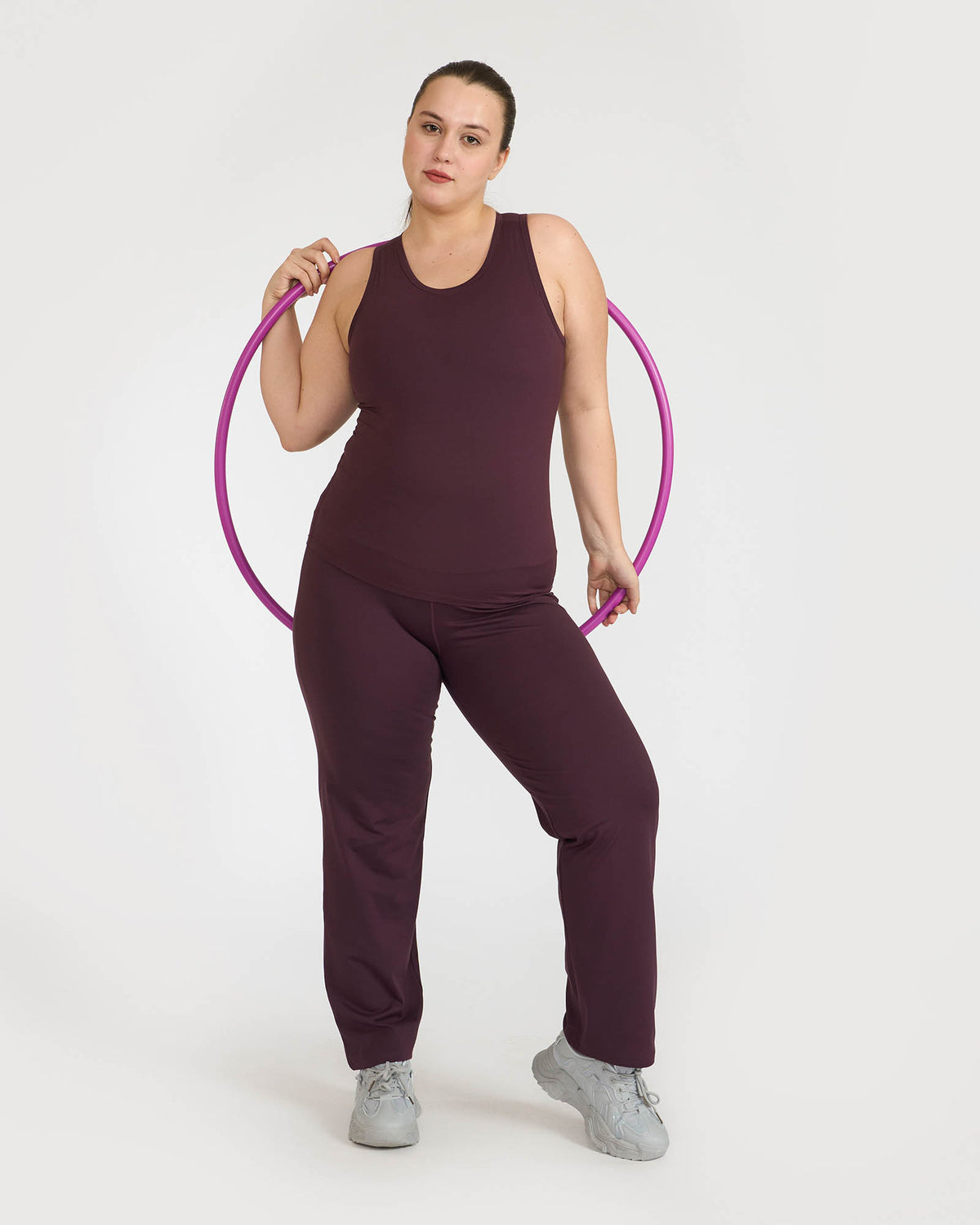 Zen tank top with in-built sports bra