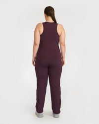 Zen tank top with in-built sports bra