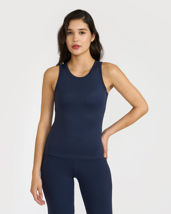 Zen tank top with in-built sports bra