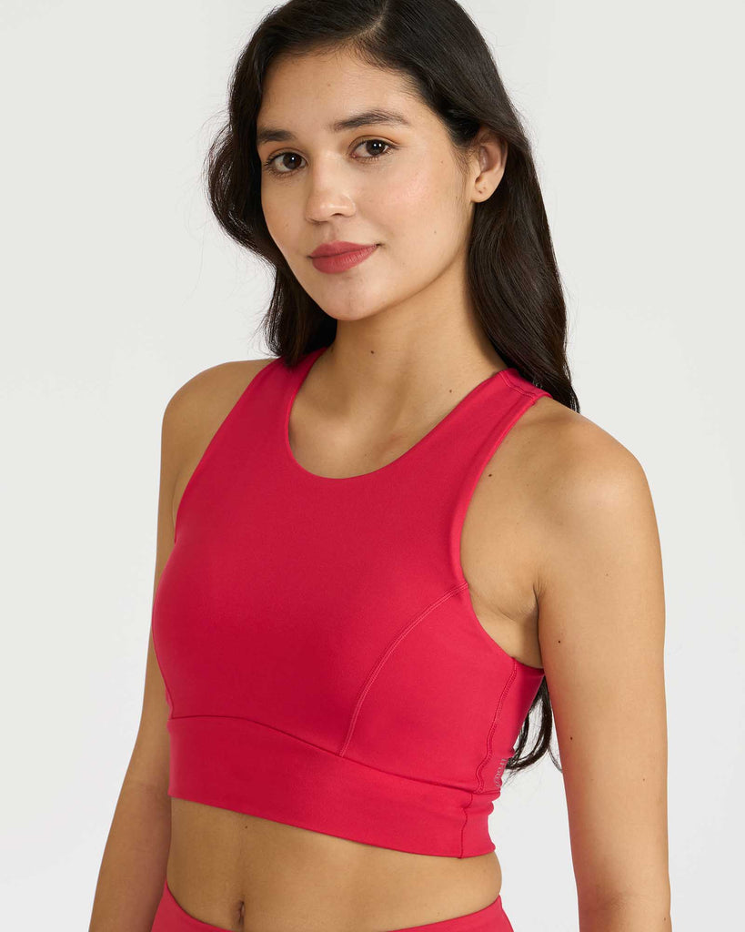 Hunnit Zen 2-in-1 Crop Top 