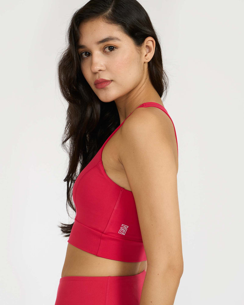 Hunnit Zen 2-in-1 Crop Top 